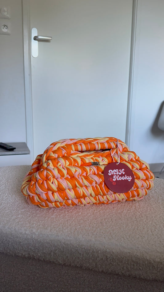 Mia - orange, jaune, pêche