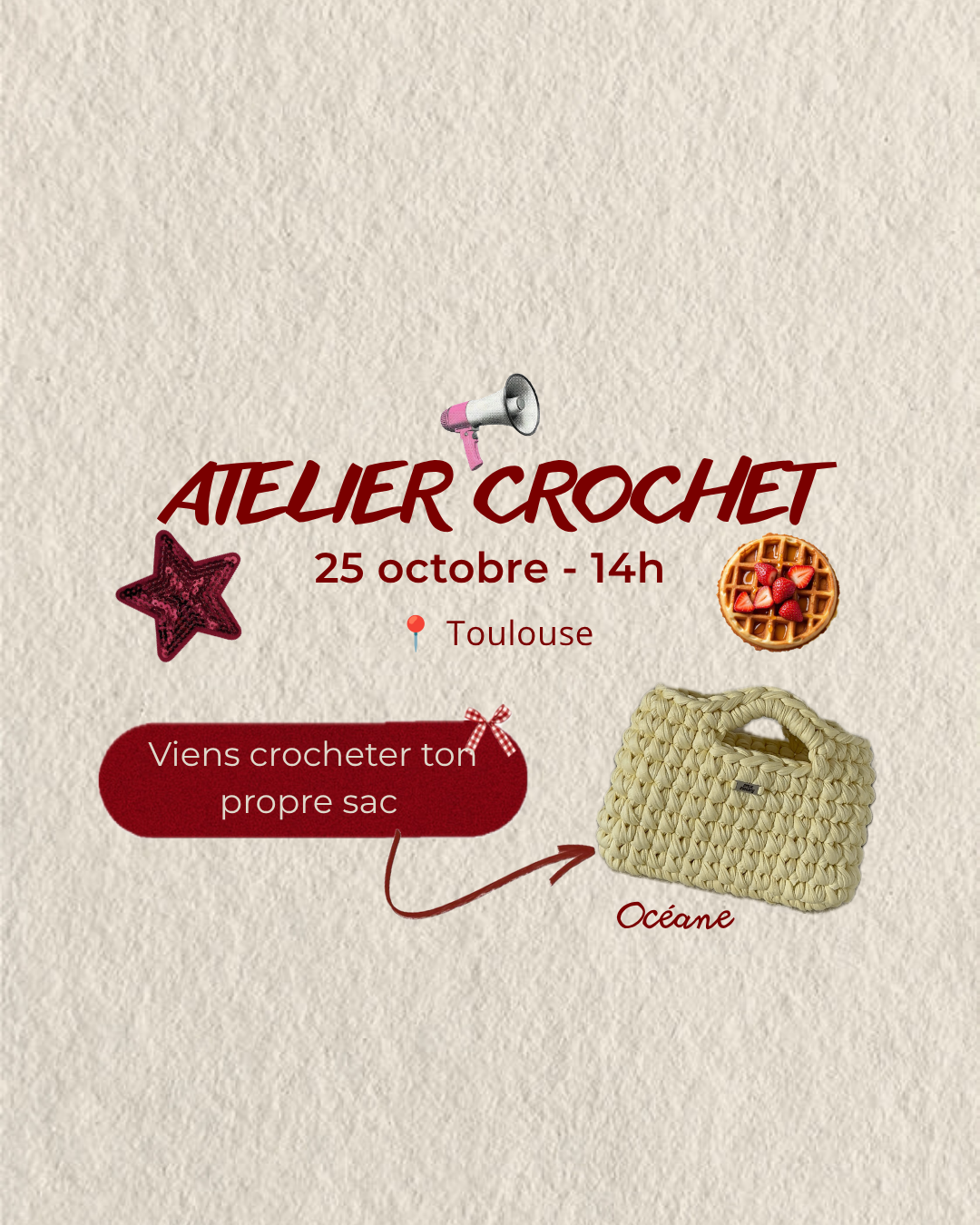 Atelier crochet bag - 25 octobre
